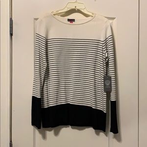 Mittie Colorblocked Striped Pullover